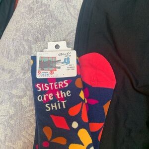 Blue Q Women's Crew Socks - Bold Multicolor Design